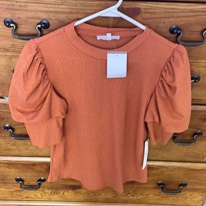 Orange blouse for women